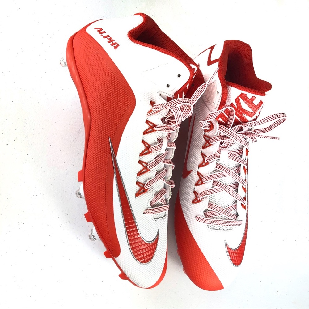 Cleats Nike Alpha Men’s Football  Orange Size 16